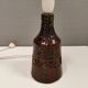 Ceramic table lamp in beautiful glaze, Danish and estimated from the 1970s.