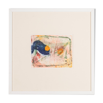 Coucher de soleil, Gravure couleur sur papier, 52 x 52 cm