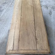 Table basse en chêne fin XIXème
