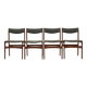 Set of four teak chairs, Danish design, 1970s, made in Denmark