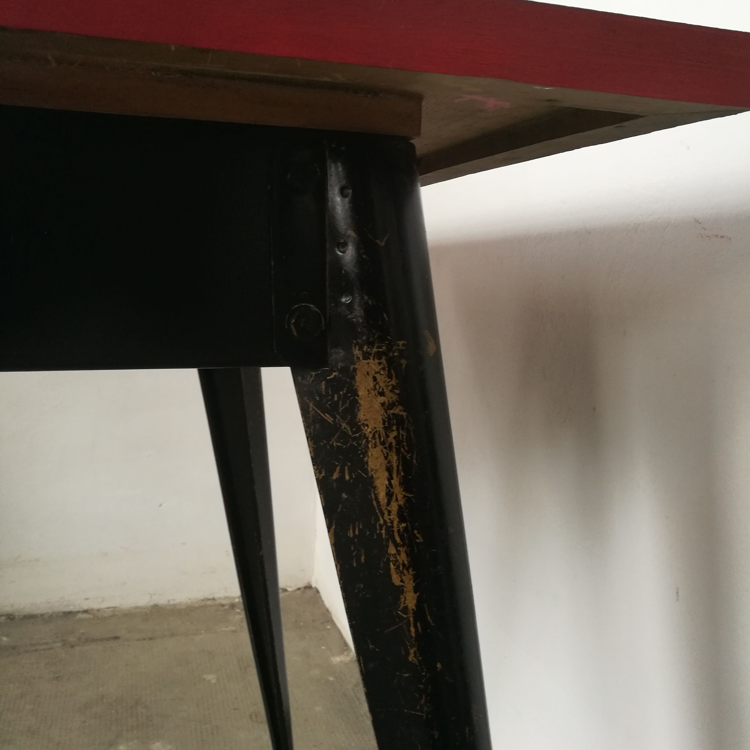 Tolix table by Xavier Pauchard