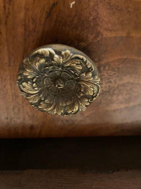 Empire style 4-drawer chest of drawers