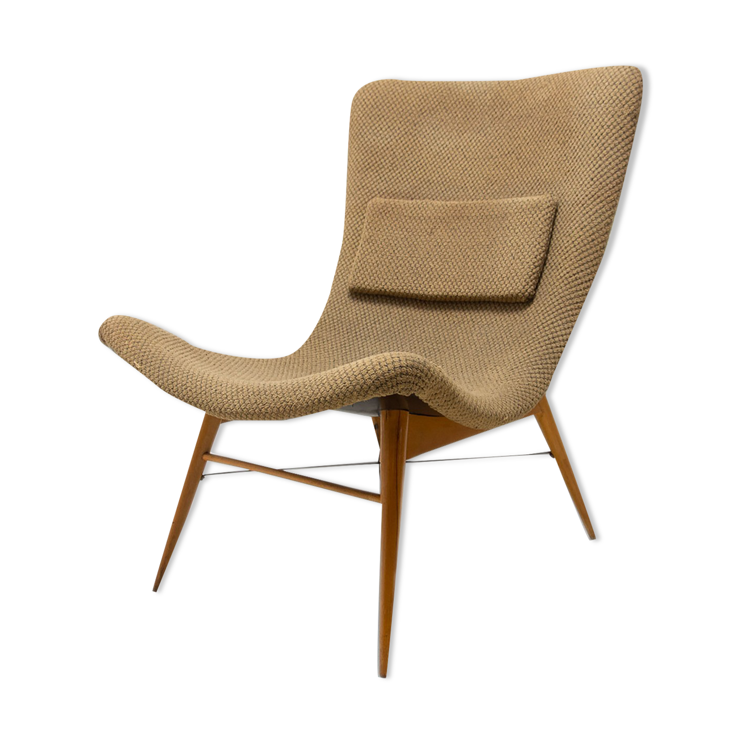 Mid-century television chair by Miroslav Navratil, 1950´s