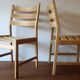 Paire de chaises à repas à large assise en frêne massif par Kurt Ostervig pour KP Mobler, Danemark 1950