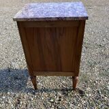 Bedside Art deco in walnut