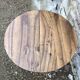 Side table / old round tripod table