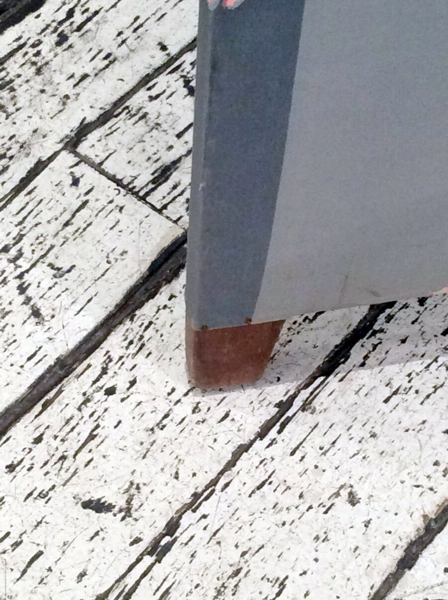 Old screen flowered in 3 parts