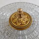 Ceiling lamp old gold cristal Lucien Gau