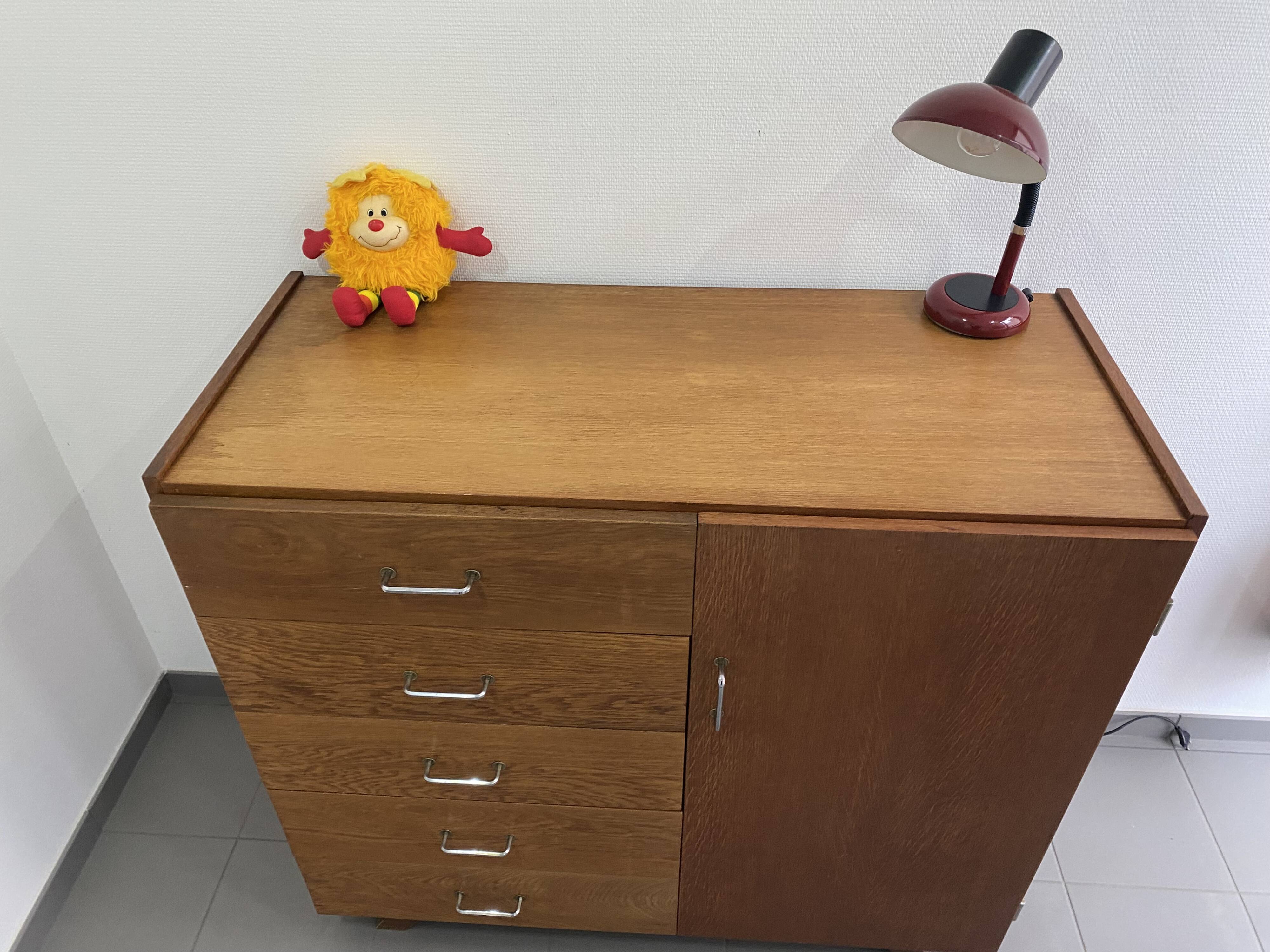 Vintage sideboard with compass legs
