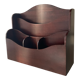 Vintage wooden sorter mail rack 70s