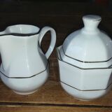 Creamer and sugar set Zajecar Yugoslavia - vintage
