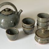 Vintage Gustave Tiffoche ceramic tea set from the 60s