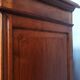 Art Nouveau carved walnut cabinet