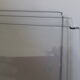 Vitrine murale en placage chêne vintage