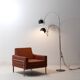 Mid Century GEPO Double Arc Space Age Eyeball Floor Lamp