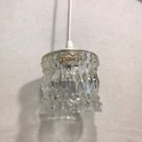 Old glass molded geometric shape 70 decoration