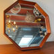 Teak mirror from the 60s