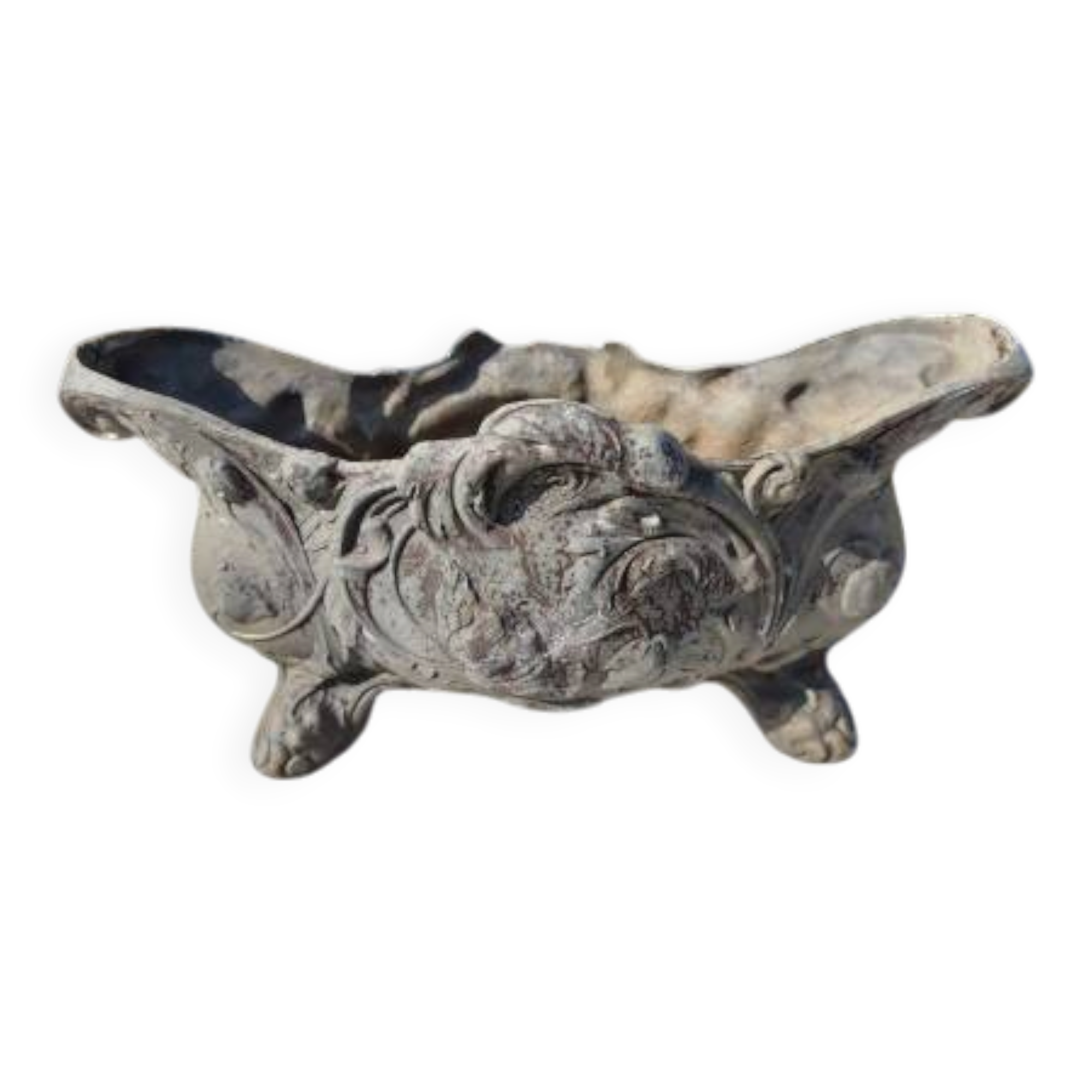 Aluminium planter from 1900 by the Charleville-Mézières establishments.