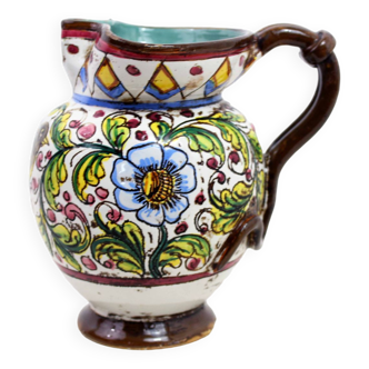 Deruta italian ceramic pitcher