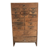 Petit meuble de métier vintage des années 60