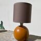 Turned wooden ball lamp 1990