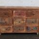 Commode en bois 9 tiroirs