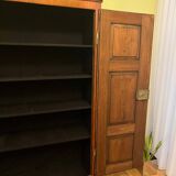 Biedermeier Armoire in Cherry, Walnut, Ebony & Brass, South Germany, 1820s