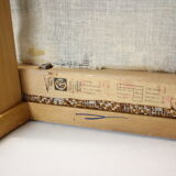 Mid-century wood stool or footstool/ton, 1966’s