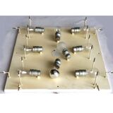 Large Heidelberg 62 ceiling lamp by Kalmar, Switzerland 1970s