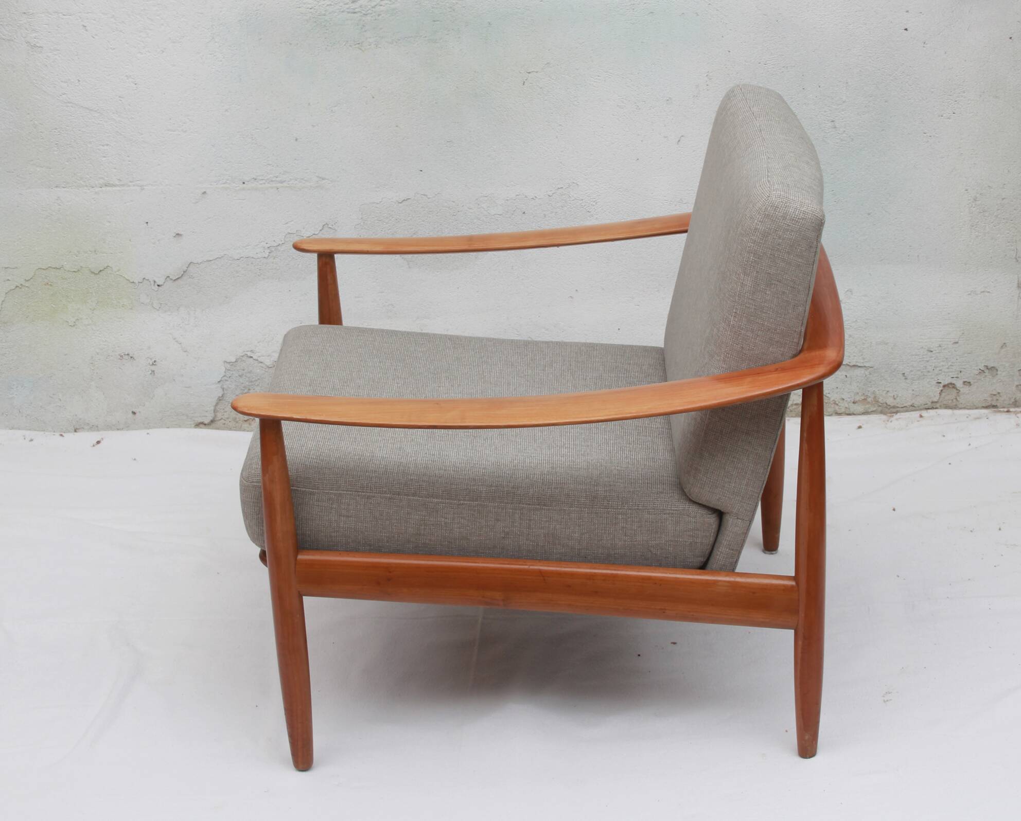 1960s armchair in cherrywood