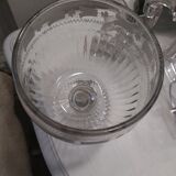 Wedding glass, blown glass from the 19th century.