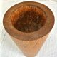 Vase en bois de palmier Années 90