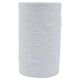 White relief Op Art porcelain vase by Bjorn Wiinblad, Rosenthal Studio Line, 1960s.