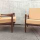 Pair of refurbished 1960s Scandinavian armchairs