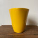 Yellow ceramic vase
