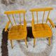 Pair of wooden armchair child Herlag