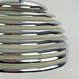 Kazuo Motozawa Saturno chrome design pendant light from the 60s