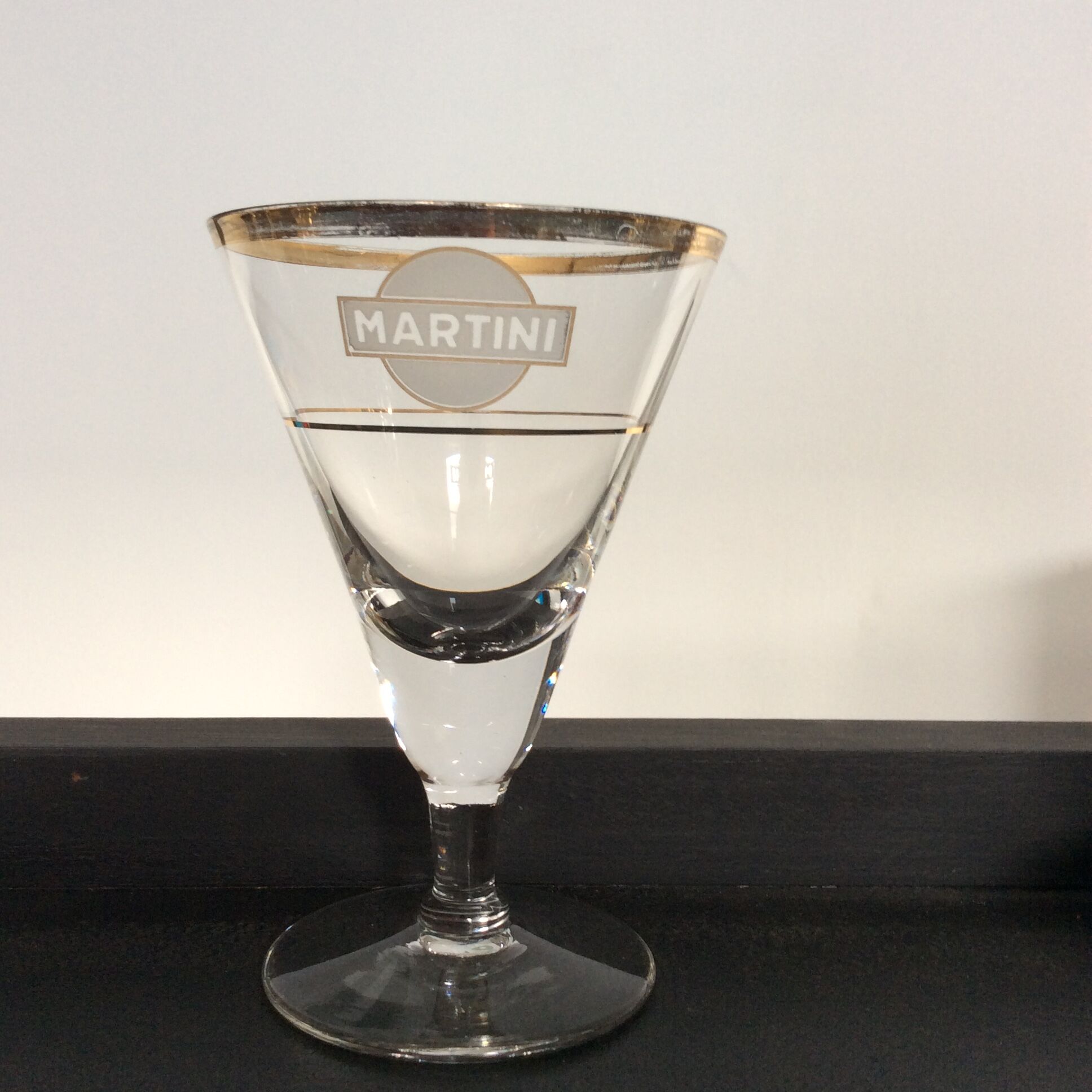 Series of 5 glasses in Martini from the 50/60