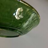 Aegitna hollow dish in green glazed earthenware Vallauris 1960