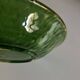 Aegitna hollow dish in green glazed earthenware Vallauris 1960