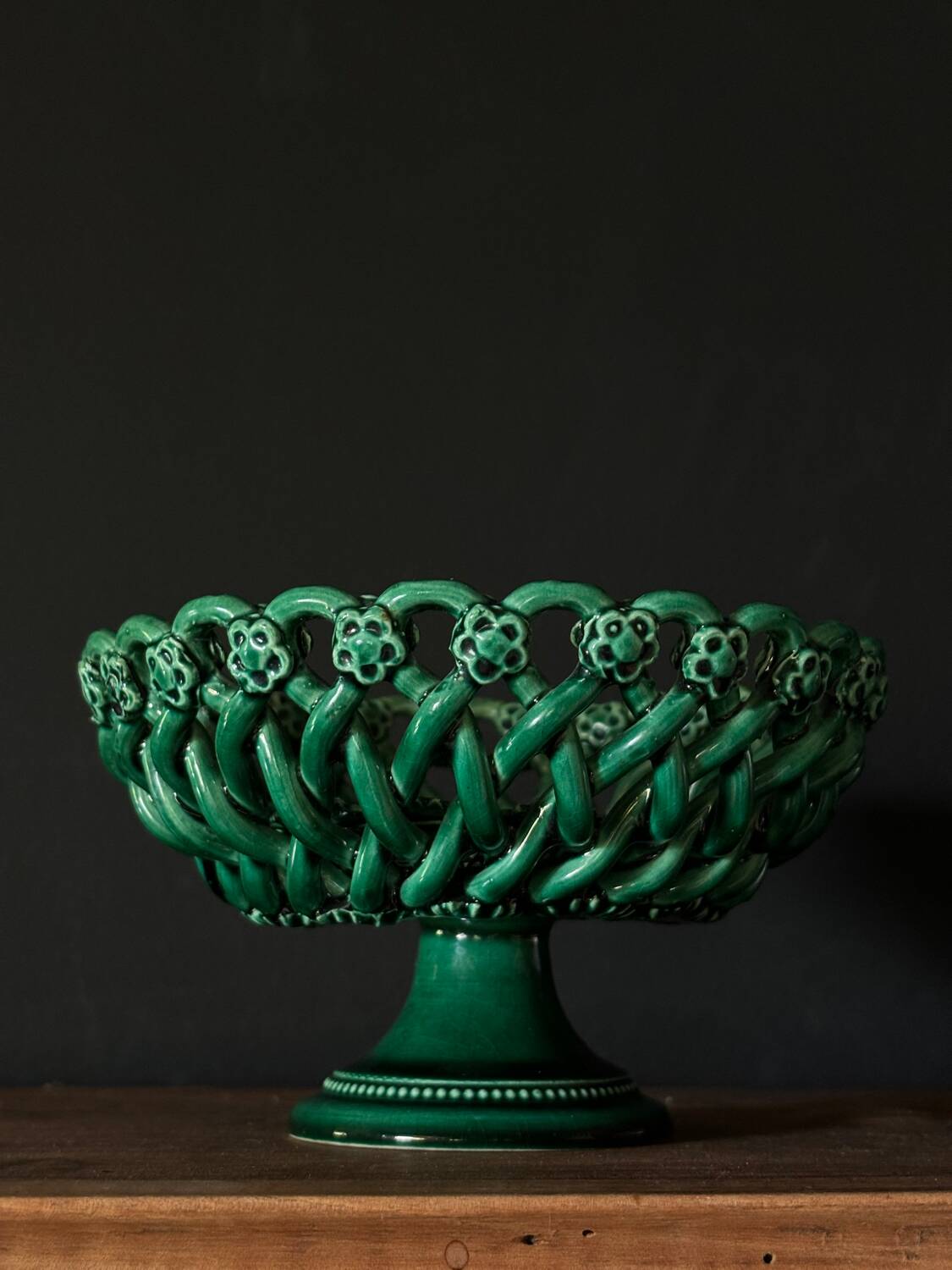 Pichon House woven ceramic basket