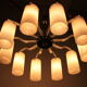 Retro plastic chandelier by Raumleuchts, 1970´s.