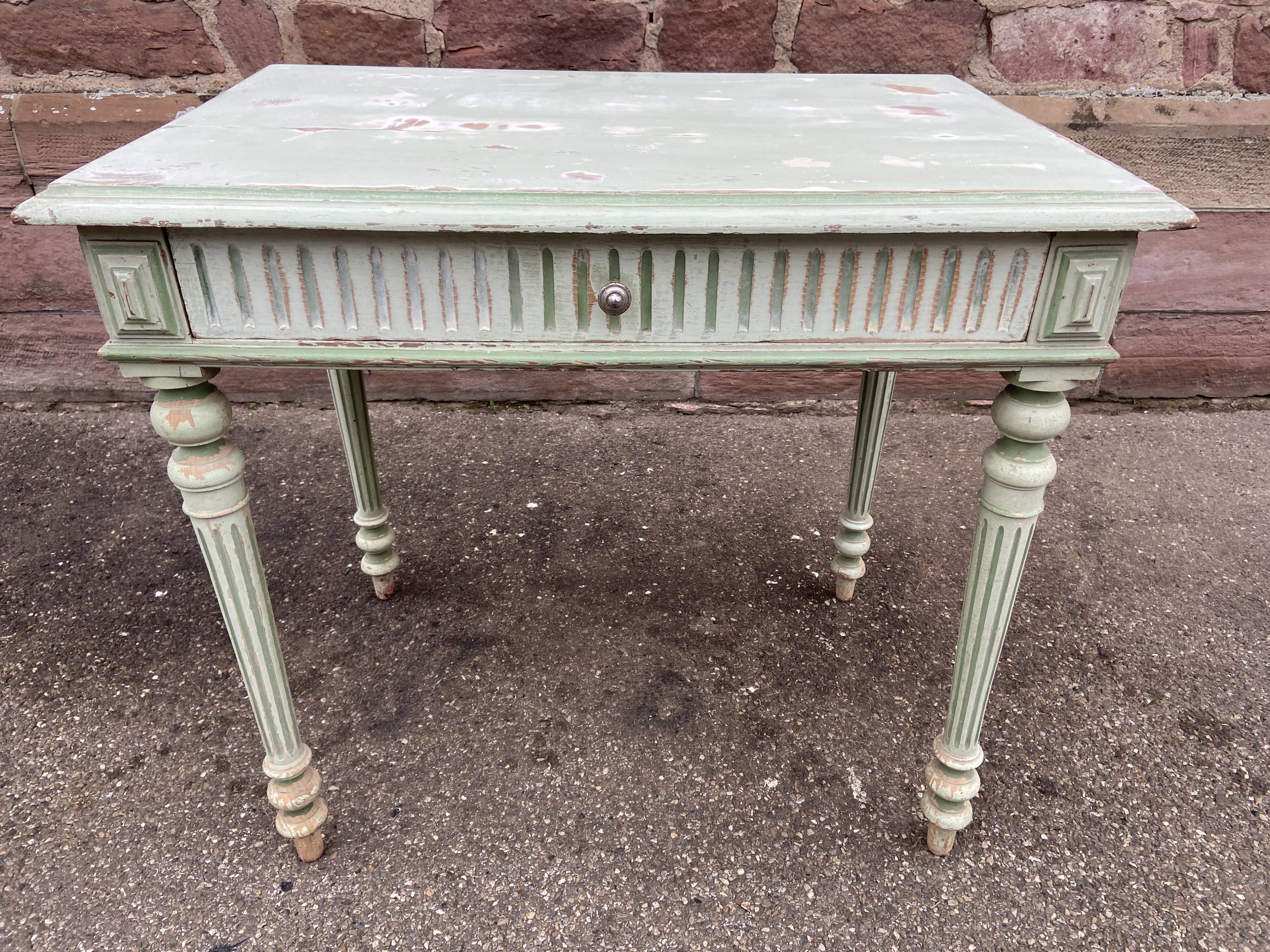 Antique office Louis XVI style Painted 1920