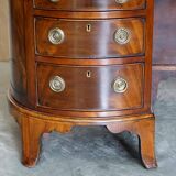 Victorian desk with leather top, restored.