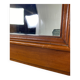 Wooden wall mirror