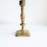 Old gilded candlestick