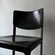 Set of 2 Italian chairs in brown Havana leather, design MATTEO GRASSI