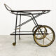 Vintage Italian serving trolley by Cesare Lacca, 1950s