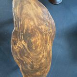 Table basse brutaliste  en orme