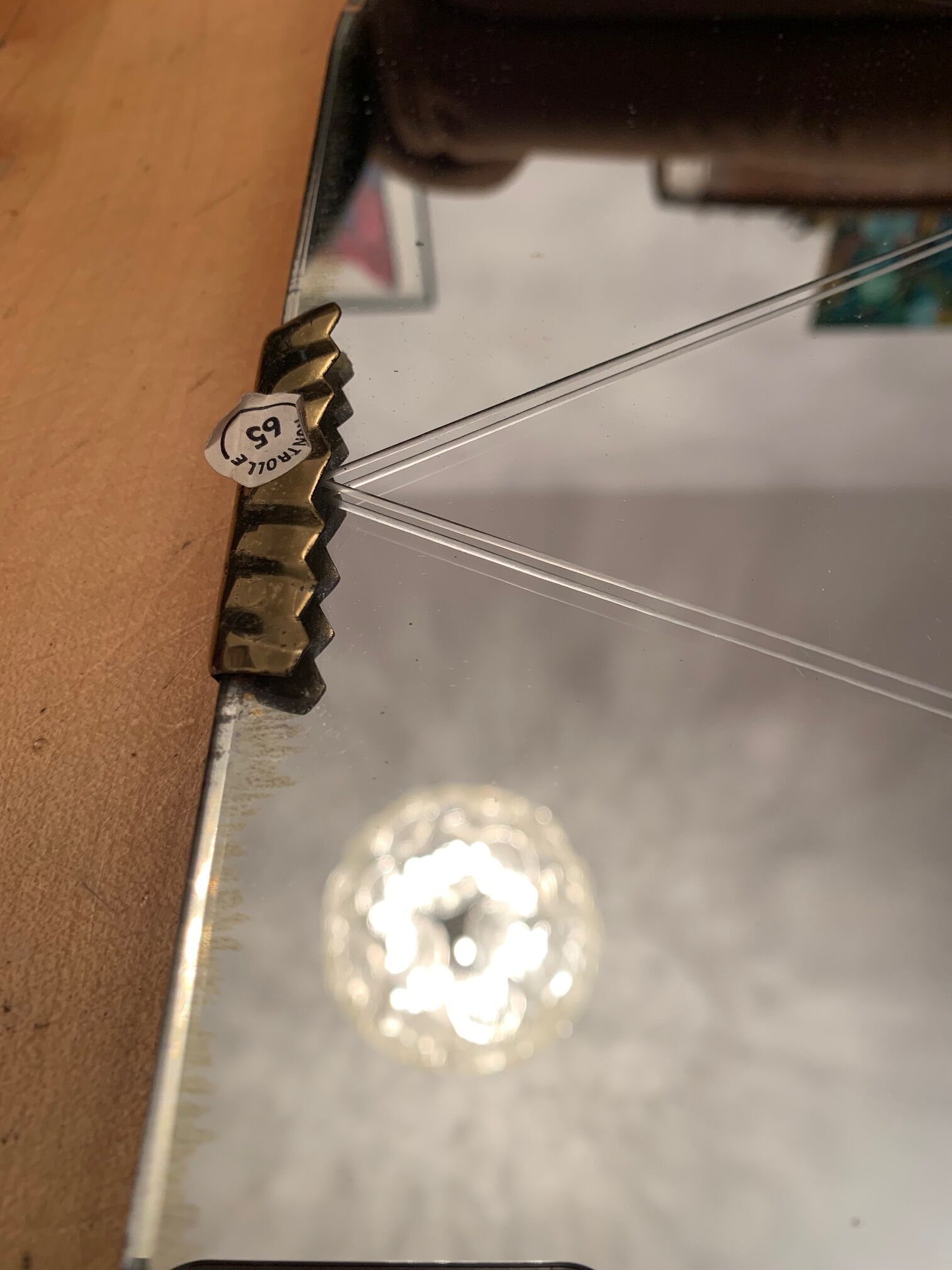 Miroir Wesy Spiegel, Allemagne, années 1950